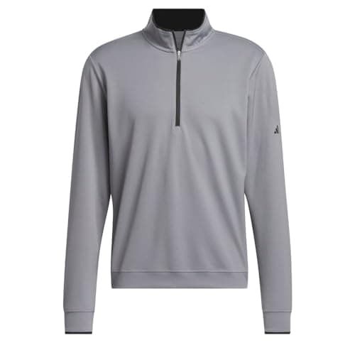 Adidas Golf Core Lightweight 1/2 Zip Pullover Grey Three XL