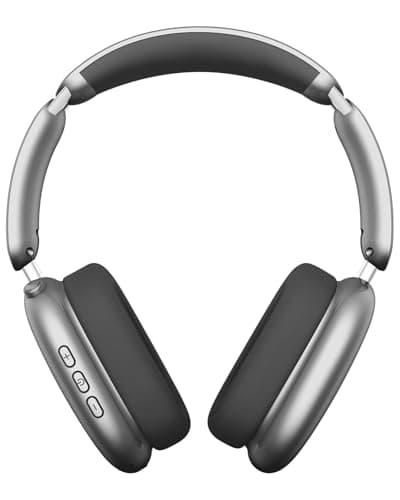 Wentronic Y02 Active Noise Cancelling Headphones, Wireless Over-Ear Bluetooth 5.4 Headphones, Multiple Modes, 60H Playtime, Hi-Res Audio, Big Bass, Foldable Lightweight for Travel Home Office, Grey