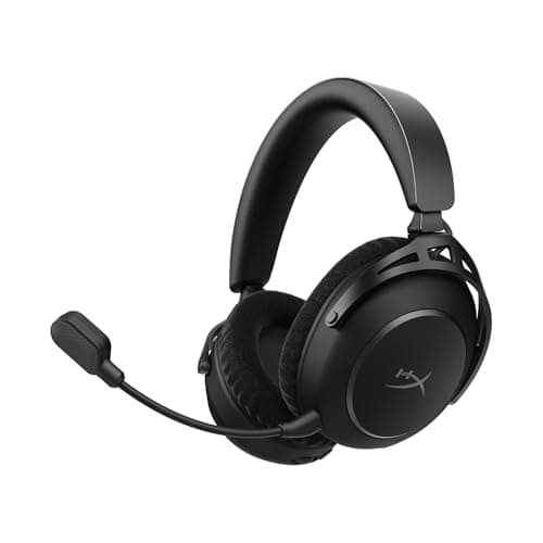 HyperX Cloud Alpha 2 – Wireless Gaming Headset for PC, PS5, PS4, Switch, Mac, and Xbox (Wired), Up to 250-Hour Battery, 53mm Dual-Chamber Drivers, RGB Base Station, 2.4GHz and Bluetooth – Black