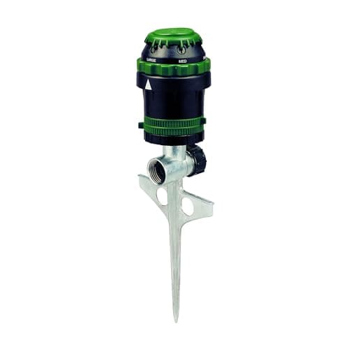 Orbit 58573N H2O-Six Gear-Drive Sprinkler on Metal T-Spike