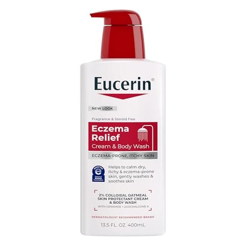 Eucerin Eczema Relief Cream and Body Wash, 13.5 FL OZ