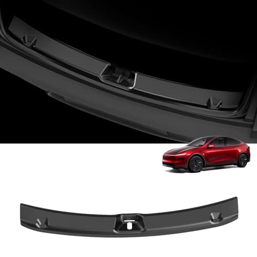 SYYFMAW 2025 2026 Tesla Model Y Juniper Rear Bumper Protector, TPE Trunk Sill Cover Guard, Interior Accessory for Model Y Juniper Cargo Area Protection