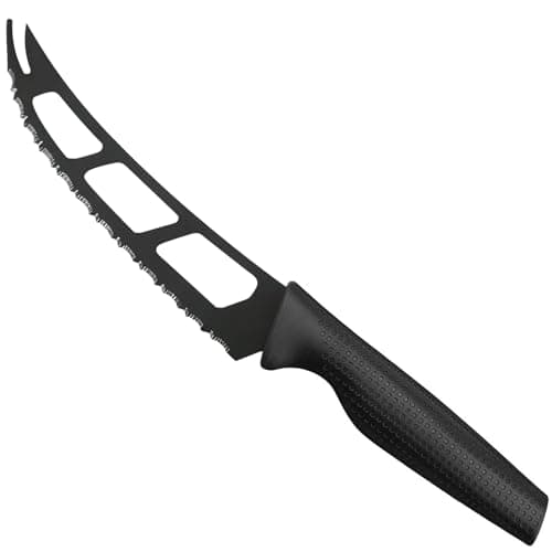 Cheese Knife, Tomato Knife, Cheese Slicer and Cutter for Block, Carving Cheese for Charcuterie Boards, Cheeseboard Handheld Slicer, 5.7" Soft & Semi Hard Cheese Knives ,Cutting for Fruits & Veggies