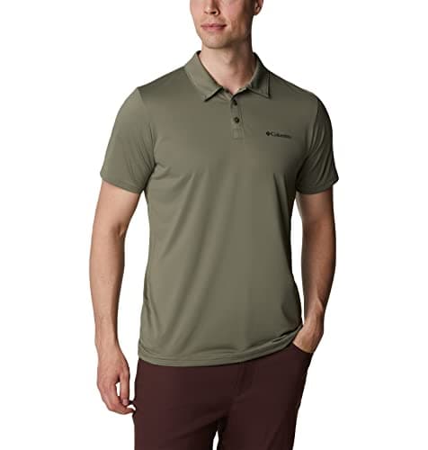 Columbia Men's Hike Polo, Stone Green, 2X Big