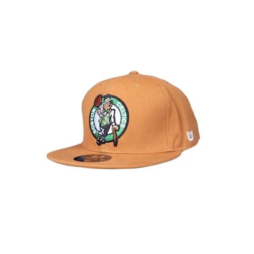 Ultra Game NBA Adults Snap Back Canvas Baseball Cap Hat, Boston Celtics