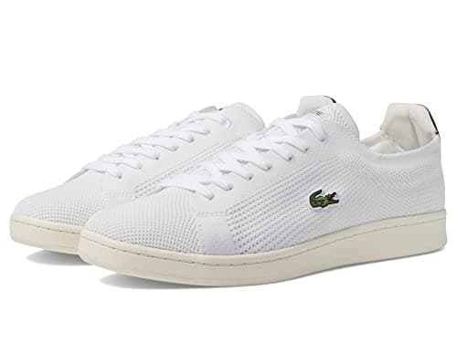 Lacoste Men's Carnaby Piquee 123 1, White/Green, 9.5