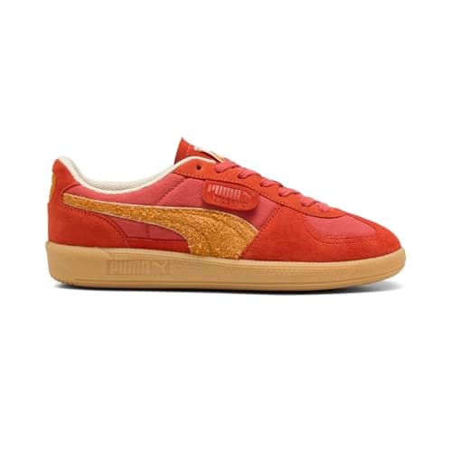 PUMA Mens Palermo Weathered Lace Up Sneakers Shoes Casual - Red - Size 7 M