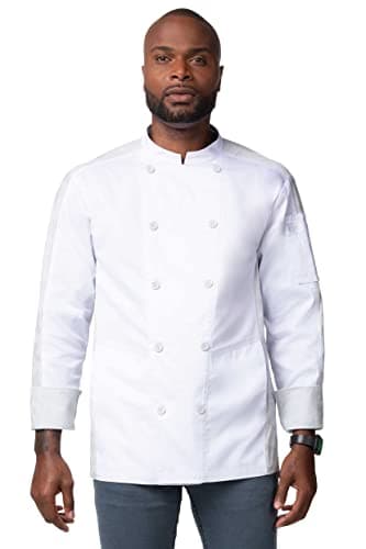 Chef Works Men's Mojave Chef Coat, White, 4X-Large