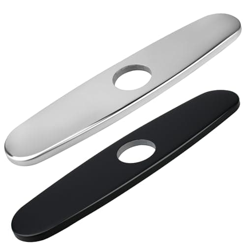 10" Kitchen Sink Deck Plate,Sink Faucet Hole Cover Deck for 1 or 3 Hole