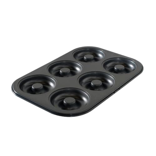 Nordic Ware 6 Cavity Donut Pan, Metal
