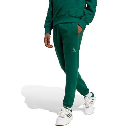 Adidas Men's All SZN Fleece Regular Tapered Pants, Collegiate Green, 3X-Large/Tall