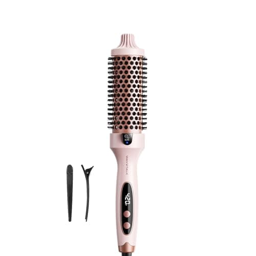 Wavytalk Thermal Brush Blowout Boost 1.5″ Heat Round Brush for Blowout Look