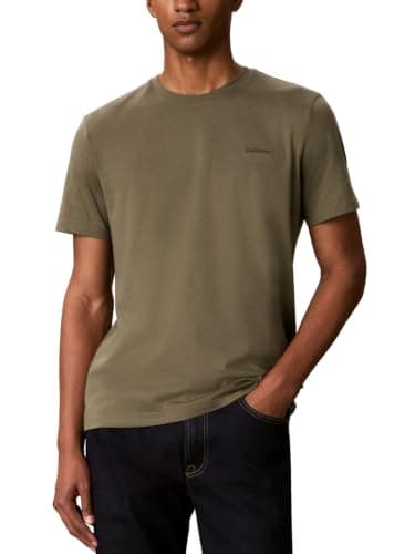 Calvin Klein Men's Liquid Touch T-Shirt Dusty Olive
