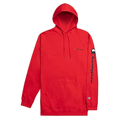 Champion Lightweight Hoodie Big and Tall - Men Pullover Jersey Hoodie Sweatshirt