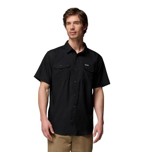 Columbia Men's Utilizer II Solid Short Sleeve Shirt, White, Small