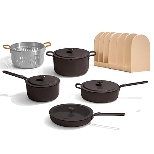Our Place Essentials Cookware Set, 11-Piece Ceramic Cookware Set