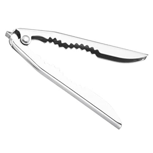 OFFSCH Blood Clam Opener 5.1In Stainless Steel Kitchen Gadget with Anti-Slip Grip and Spring for Easy Daily Clam Opening
