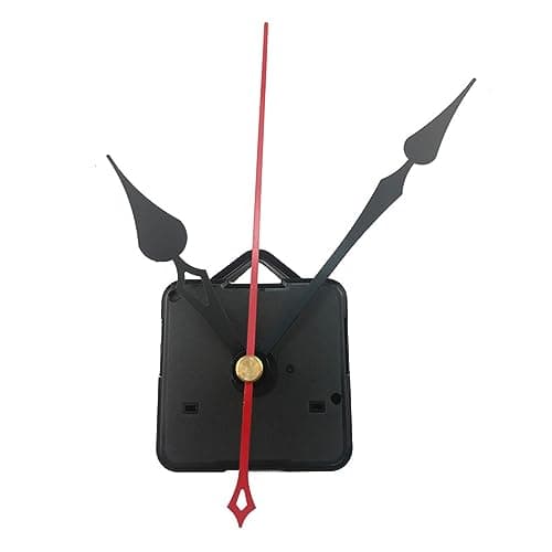 Wall Clock Movement Mechanism High Torque Long Shaft Clock Replacement Battery Powered Wall Mechanism Hands Quartzs Repair Parts Motor Replacement with Total Shaft Length 13mm/0.51in