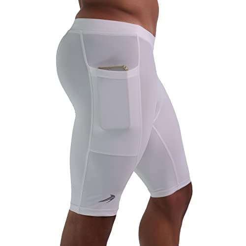 CompressionZ Men Compression Running, Workout Baselayer Spandex Shorts