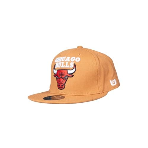 Ultra Game NBA Adults Snap Back Canvas Baseball Cap Hat, Chicago Bulls