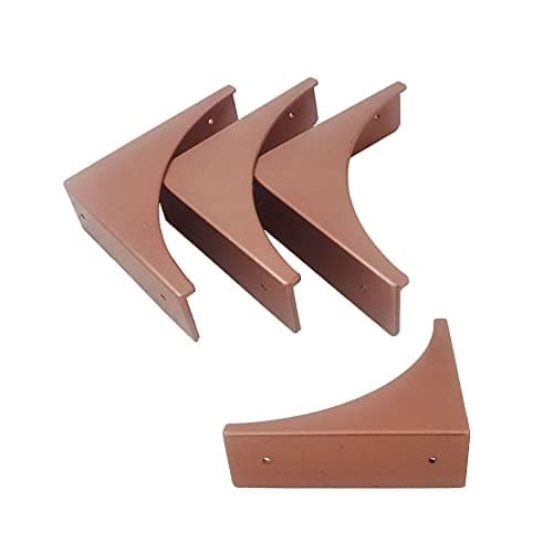 Corner Protector for Furniture Table, Metal Corner Guard, Retro Antique Decorative Furniture Edge Corners Guard Safety Covers Bumpers for Desk Jewelry Box Cabinet Corner Protectors (Champagne Gold)