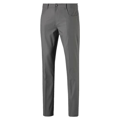 Puma Men's Golf 2019 Jackpot 5 Pocket Pant, Quiet Shade, 33W x 30L