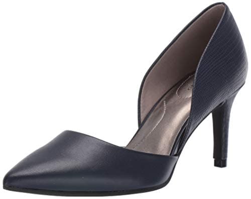 Bandolino Grenow Heel Navy Smooth/Lizard 6.5