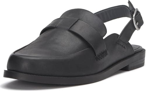 Lucky Brand Womens Louisaa Slingback Mule Black, 6.5, Medium