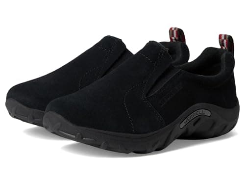 Merrell Jungle Moc Moccasin, Black Leather, 11 US Unisex Big Kid