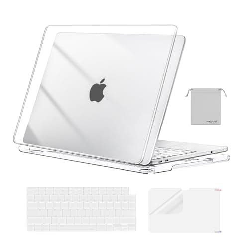 MOSISO Compatible with MacBook Neo Case 13 inch 2026 Release Model A3404 with A18 Pro Chip, 4 in 1 Kit Precision Fit Crack & Scratch Resistant Protective Hard Shell Case Cover, Crystal Clear