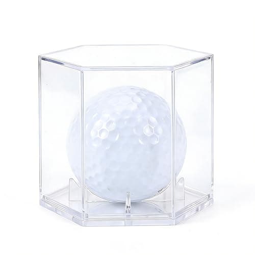 Lolytama Golf Ball Display Case, Clear Acrylic Single Ball Holder