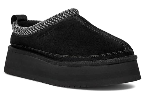 Koolaburra by UGG Women's Burree Platform Slipper, Black, Size 9