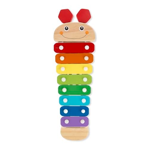 Melissa & Doug Caterpillar Wooden Xylophone Musical Toy Set