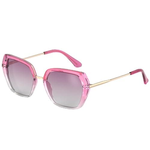 NSSIW Polarized Sunglasses Womens Sunglasses: Trendy Sun Glasses Outdoor Beach Travelling Large Shades UV400 Protection