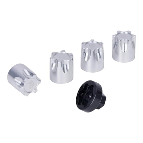 4PCS Aluminum RC Car Wheel Rim Center Cap Adapter M4 Nut for 1/10 RC Crawler TRX4 Axial SCX10 90046 D90 TF2 CC01 Capra VS4-10 Redcat Gen7 Upgrade (Silver)