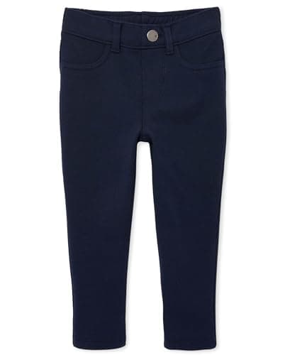 The Children's Place baby girls And Toddler Ponte Knit Pull on Jeggings Jeans, Tidal Single, 5T US