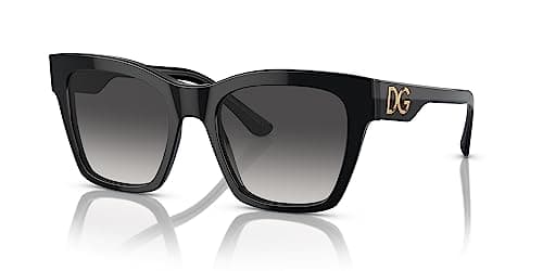 Dolce & Gabbana Womens DG4384 Black/Grey Gradient One Size One Size