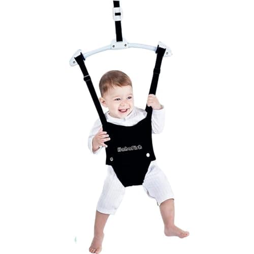 Baby Door Jumpers and Bouncers Exerciser Set with Door Clamp Adjustable Strap for Toddler Infant 6-24 Months CPC & CE Certified
