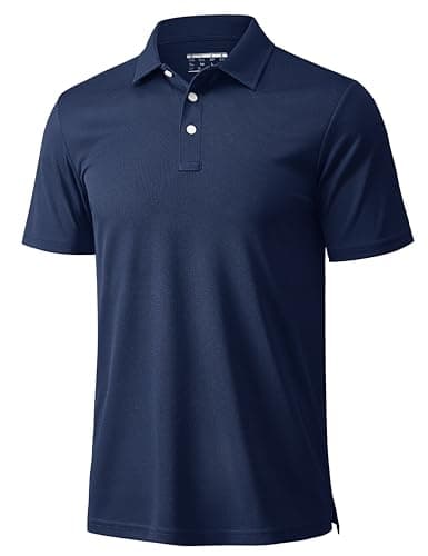 MAGCOMSEN Mens Polo Shirts Short Sleeve Athletic Pique Golf Shirt Dry Fit Performance Casual Work Polos for Men
