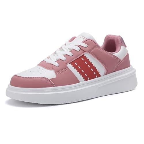 Cenlynn Womens Fashion Sneakers Lightweight Comfortable Casual Walking Shoes Pink