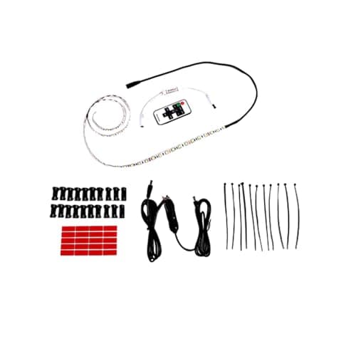 RT-TCZ Rear Glass Lift Gate LED Hatch Dome Light Bar for 1997-2024 Jeep Wrangler TJ JK JKU JL JLU Great for Camping Fishing and Other Outdoor Activities