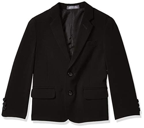 Van Heusen Boys Flex Stretch Suit Jacket, Black, 18 Husky