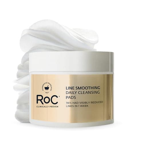 RoC Resurfacing Disks, Line Smoothing Exfoliating Makeup Remover Pads 28 CT