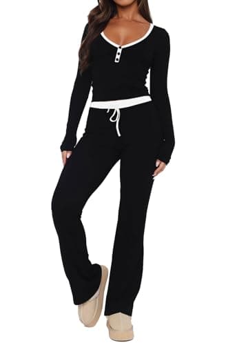 Dressmine Cute Comfy Pajama Sets for Women 2 Piece Sleep Wear Set Loungewea