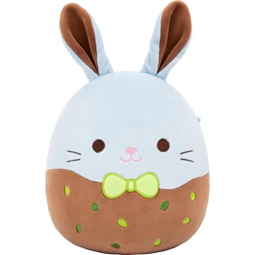 Squishmallows Original 8in Fergal the Chocolate-Dipped Light Blue Bunny with Pistachio – Official Jazwares Plush (Little)