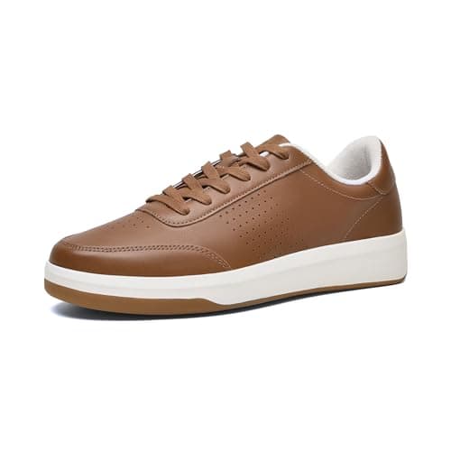 Bruno Marc Men's Casual Arch Support Fashion Sneaker Comfortable Dress Shoes,Size 8.5,Brown,SBFS2322M
