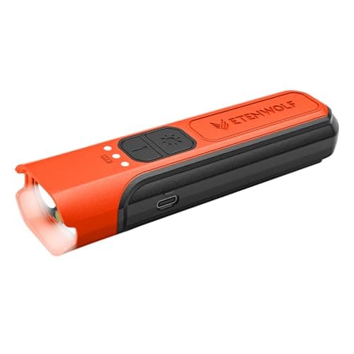 ETENWOLF L2 Rechargeable Flashlight USB-C, LED Flash Light