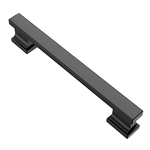 Alzassbg 5" Matte Black Cabinet Pulls and Handles 10 Pack, AL3061MB