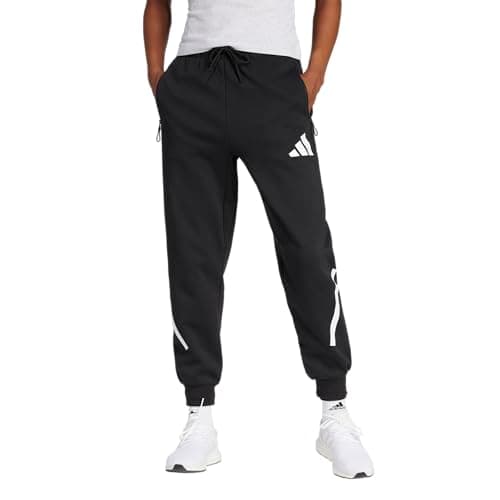 adidas Womens Z.N.E. Sportswear Pants, Black/White, XX-Small