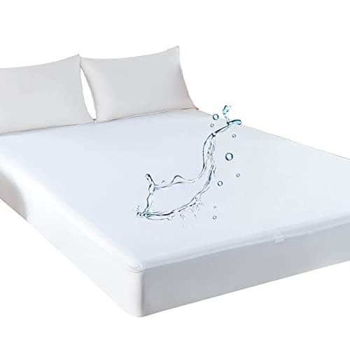 Kingnex Waterproof Twin XL Mattress Protector for College Bed
